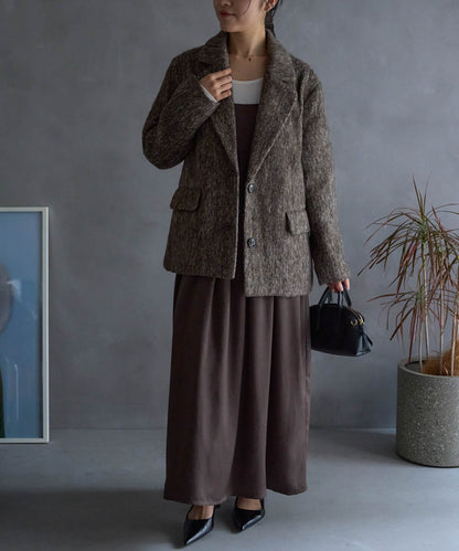 シャギーテーラードジャケット