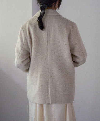 シャギーテーラードジャケット