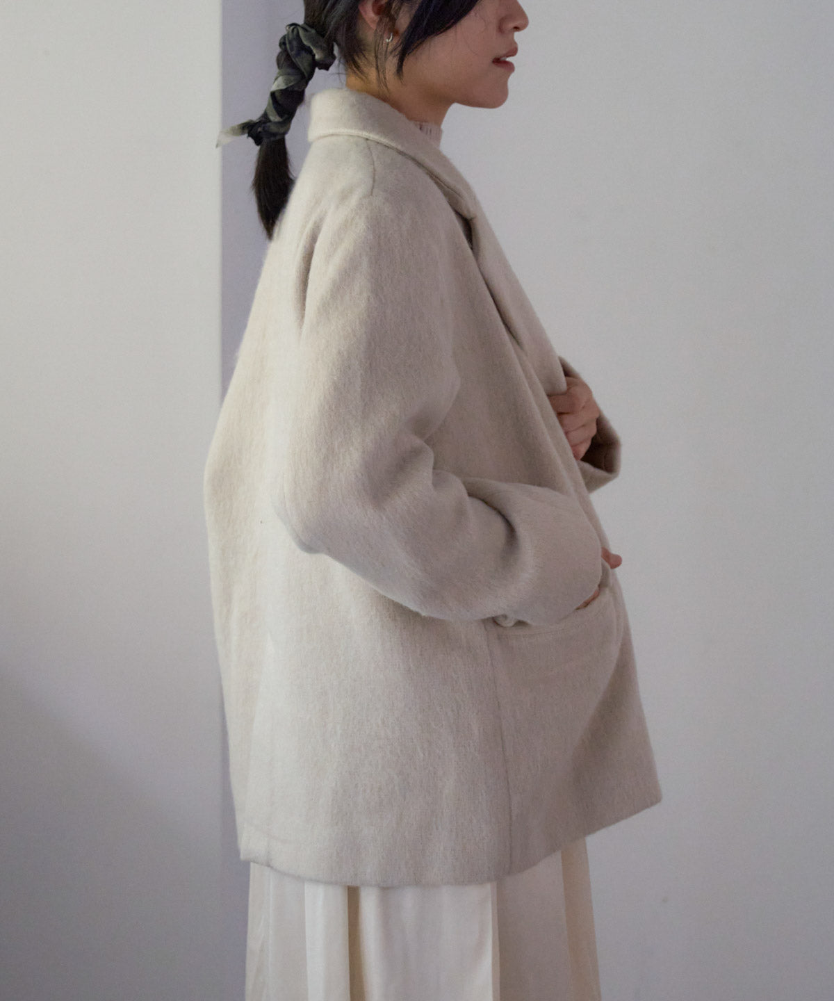 シャギーテーラードジャケット