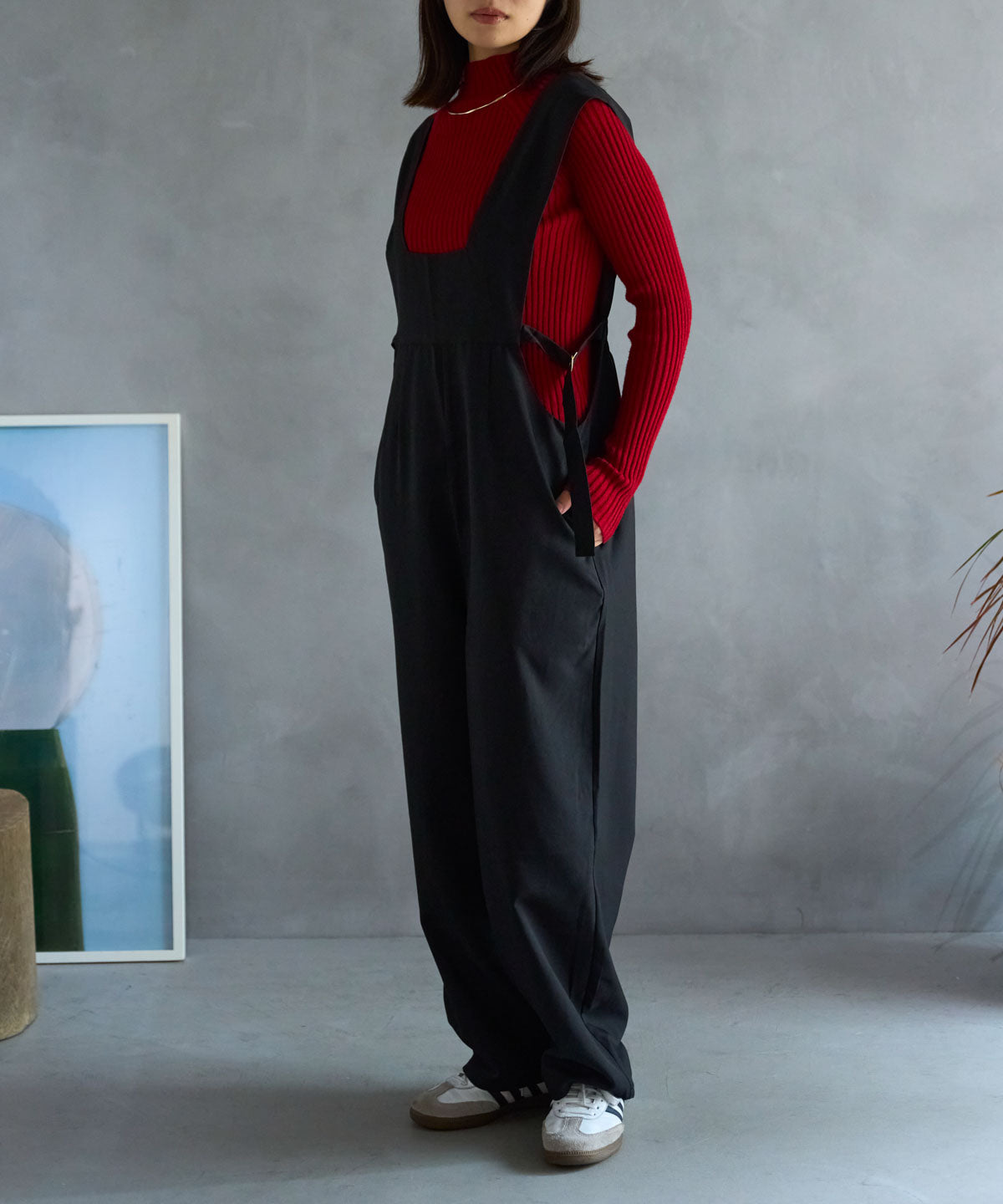 サイドベルトサロペット