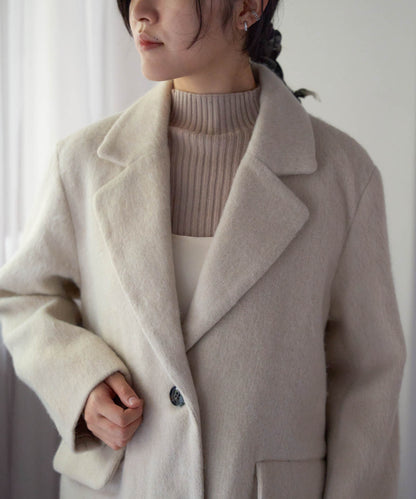 シャギーテーラードジャケット