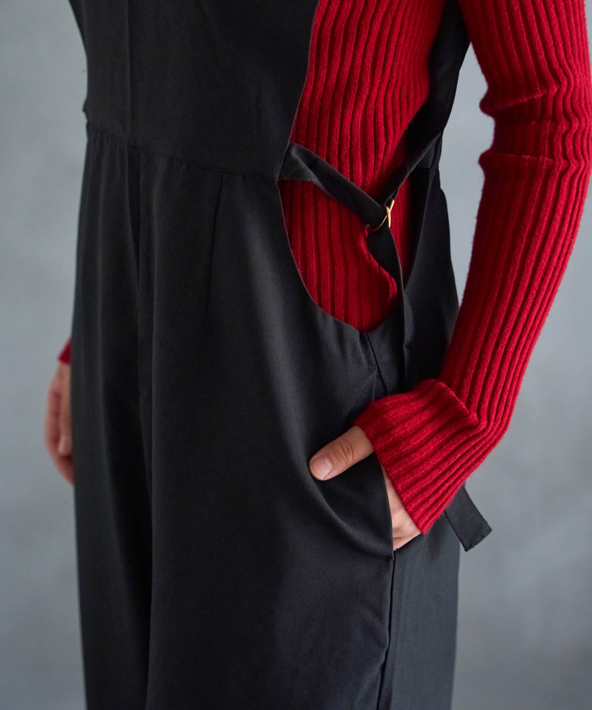 サイドベルトサロペット