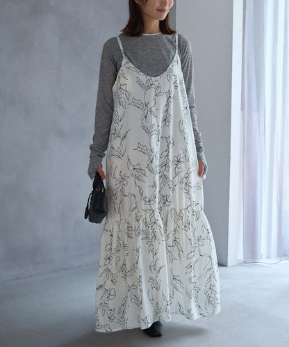 花柄キャミワンピース