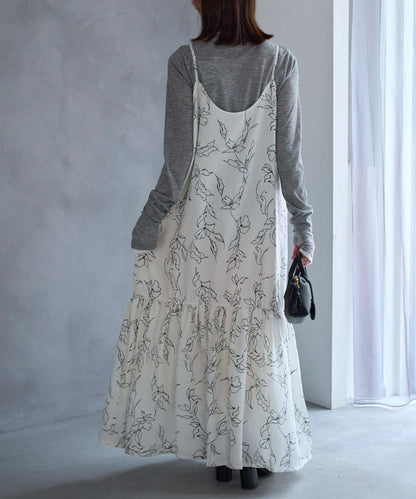 花柄キャミワンピース
