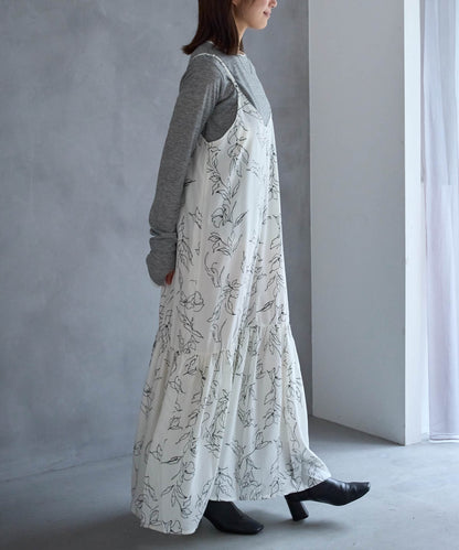 花柄キャミワンピース