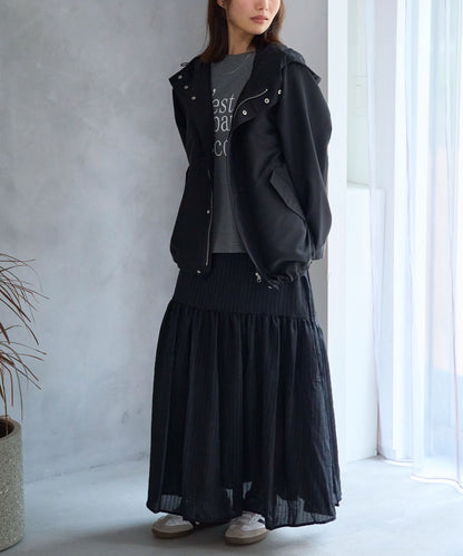 ギャザーフレアスカート