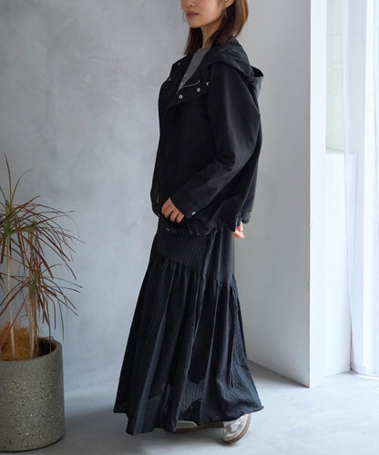 ギャザーフレアスカート