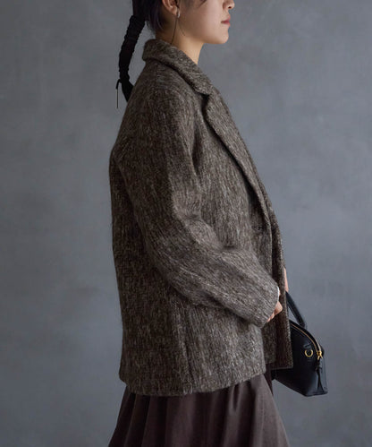 シャギーテーラードジャケット