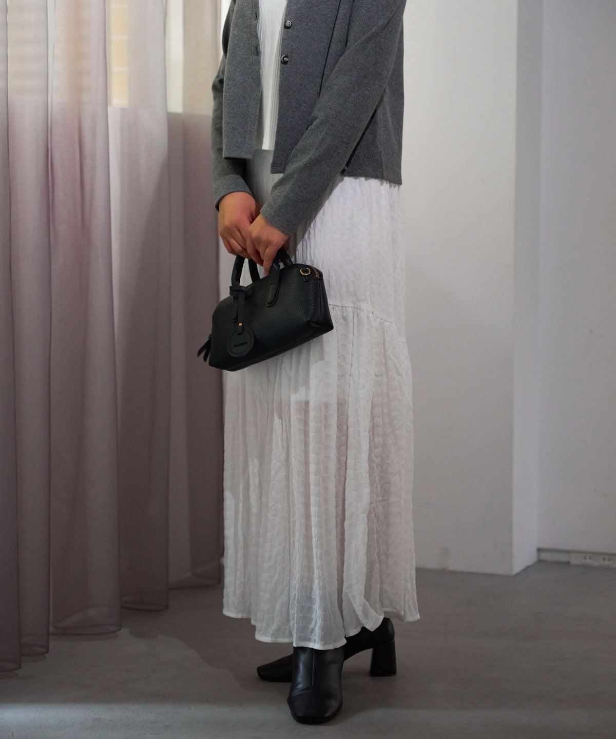 ギャザーフレアスカート