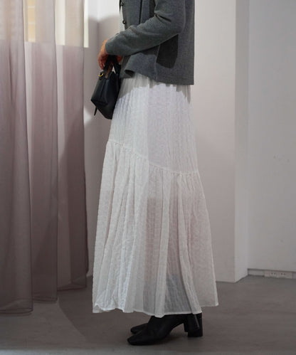 ギャザーフレアスカート