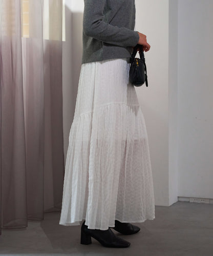 ギャザーフレアスカート