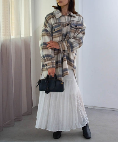 ギャザーフレアスカート