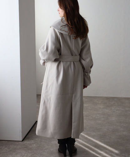 ボリュームタックスリーブコート