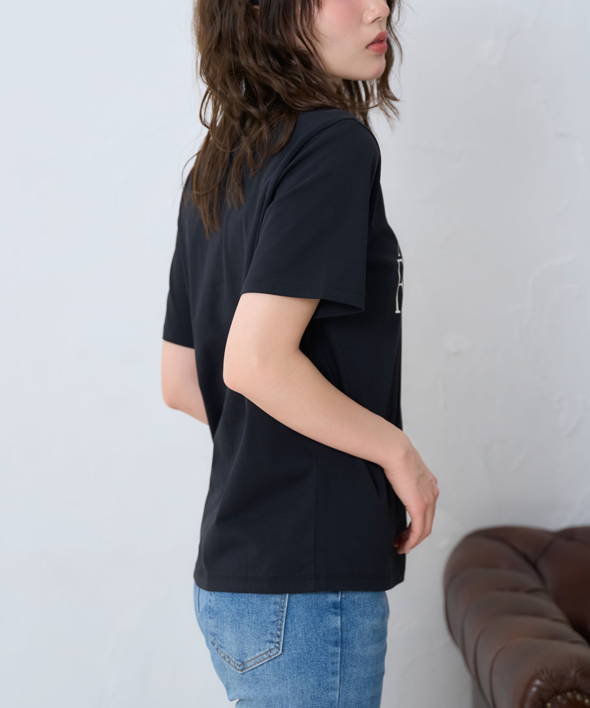 'THOUGHTS' ロゴ 半袖サイロTシャツ/コットンTシャツ