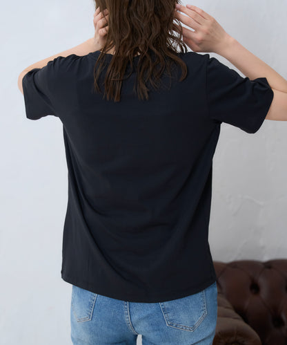 'THOUGHTS' ロゴ 半袖サイロTシャツ/コットンTシャツ