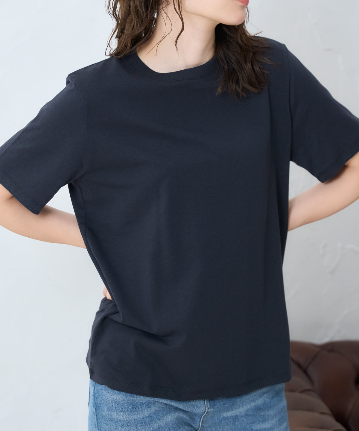 毎日着たくなる心地よさ サイロ無地Tシャツ