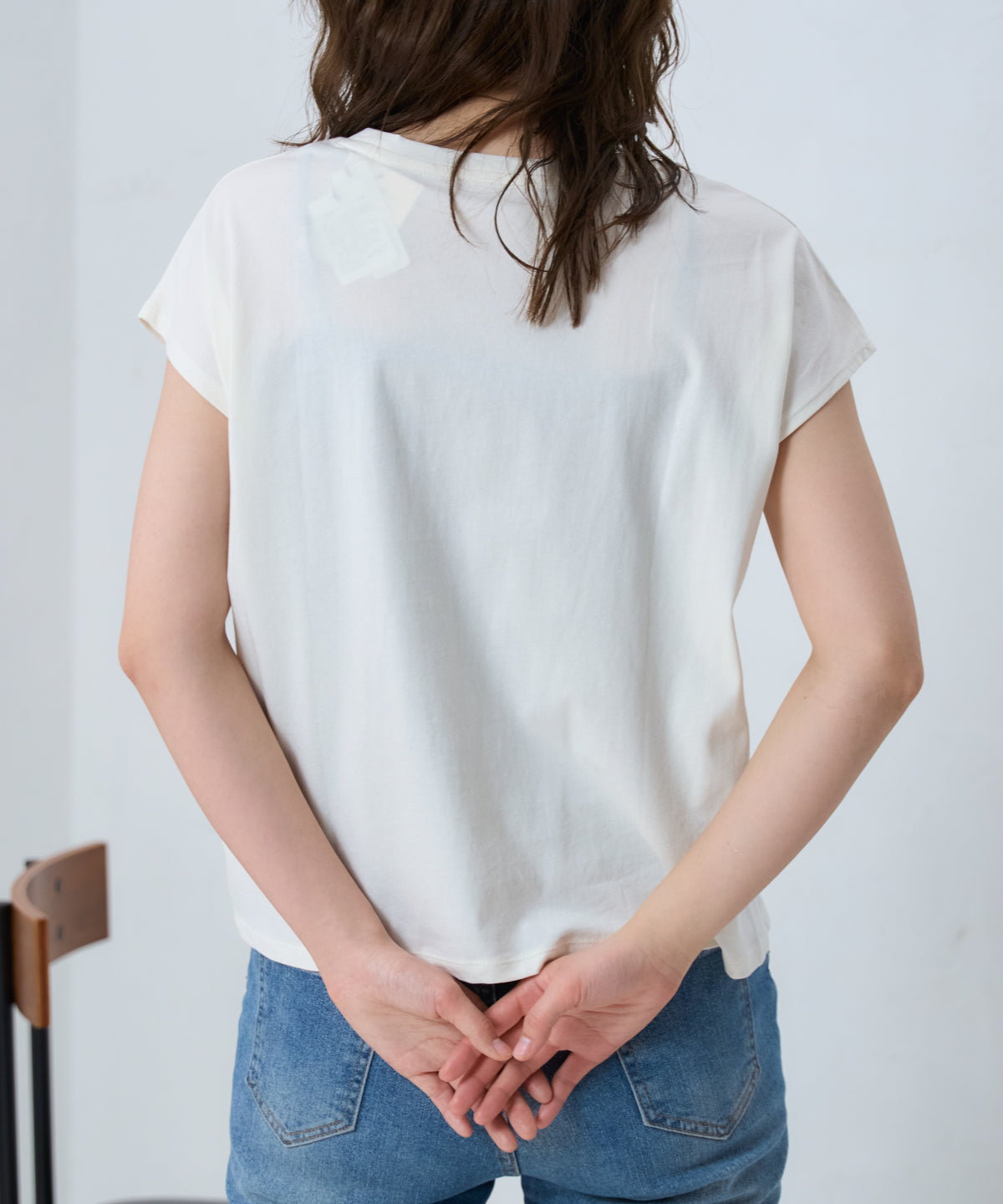 フロントロゴ フレンチスリーブTシャツ/サイロ コットンTシャツ
