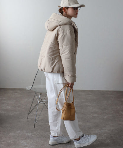 中綿ショートブルゾン