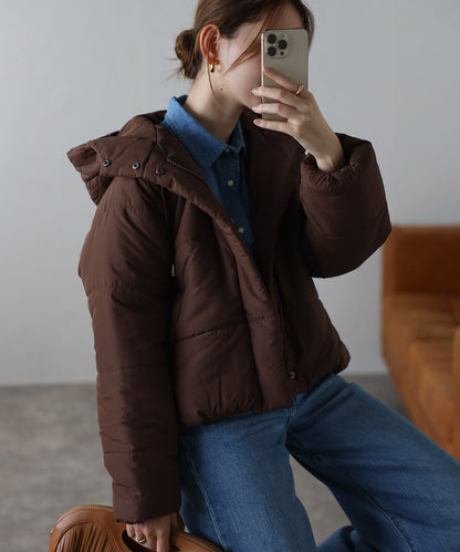 中綿ショートブルゾン