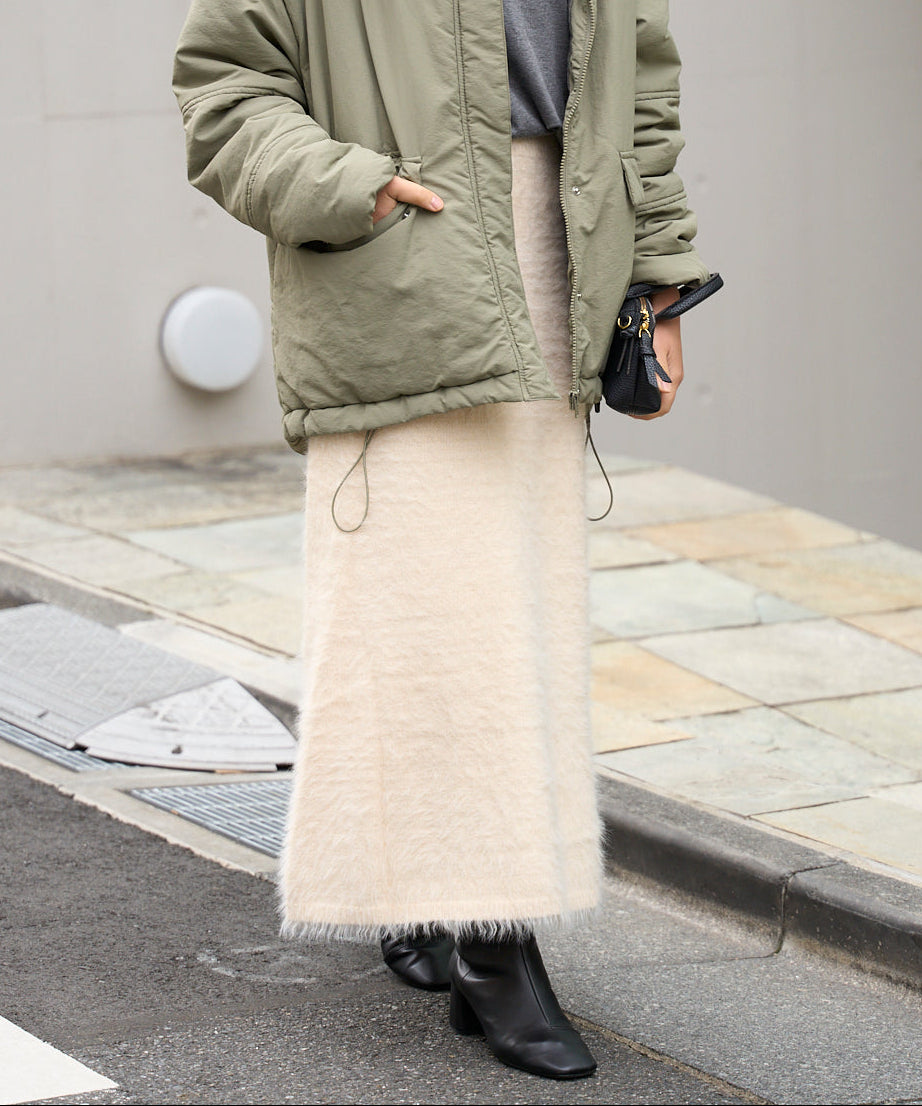 【セットアップ対応】シャギーニットスカート