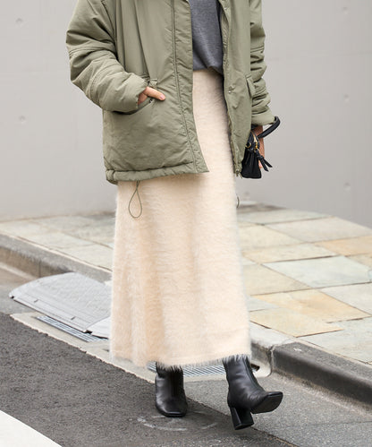 【セットアップ対応】シャギーニットスカート