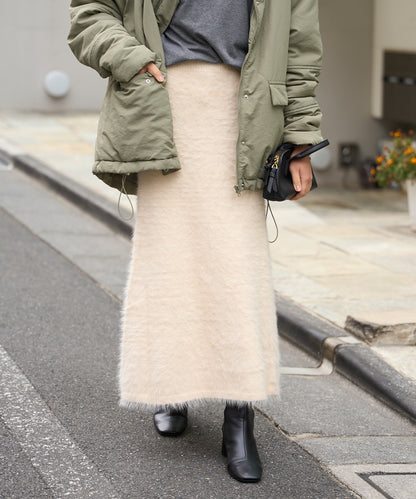 【セットアップ対応】シャギーニットスカート