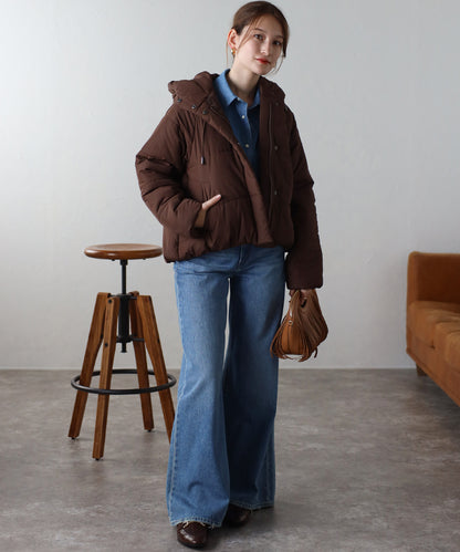 中綿ショートブルゾン