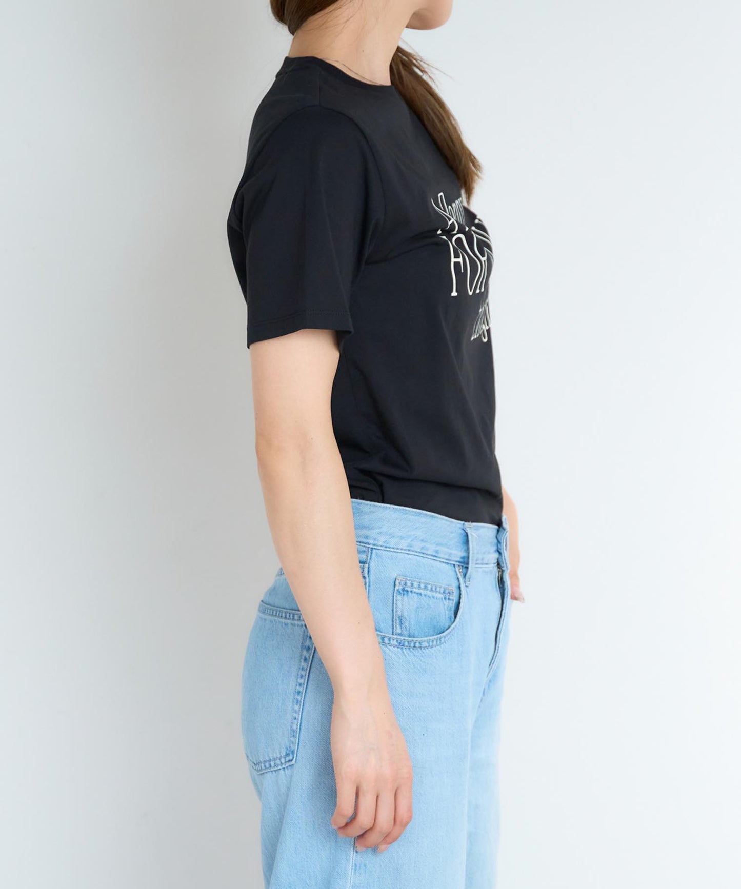 'THOUGHTS' ロゴ 半袖サイロTシャツ/コットンTシャツ