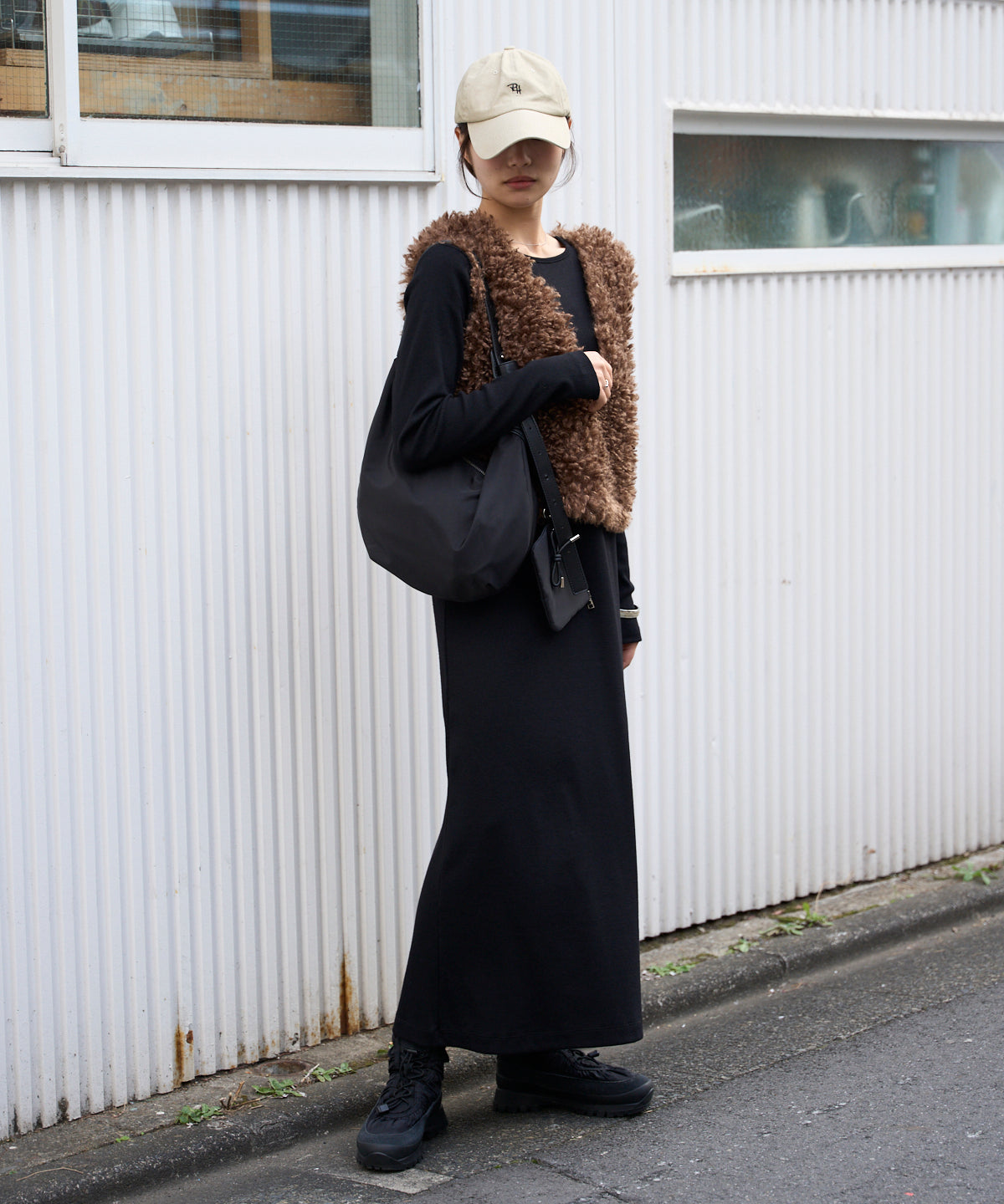 前後2way プードルボアベスト