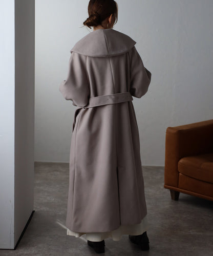 ボリュームタックスリーブコート