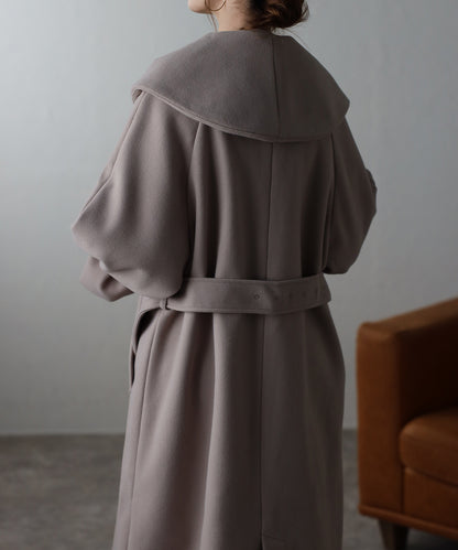 ボリュームタックスリーブコート