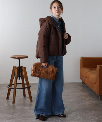 中綿ショートブルゾン