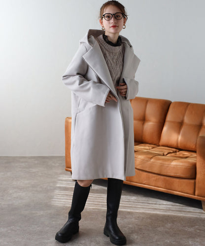 フード付ジップコート