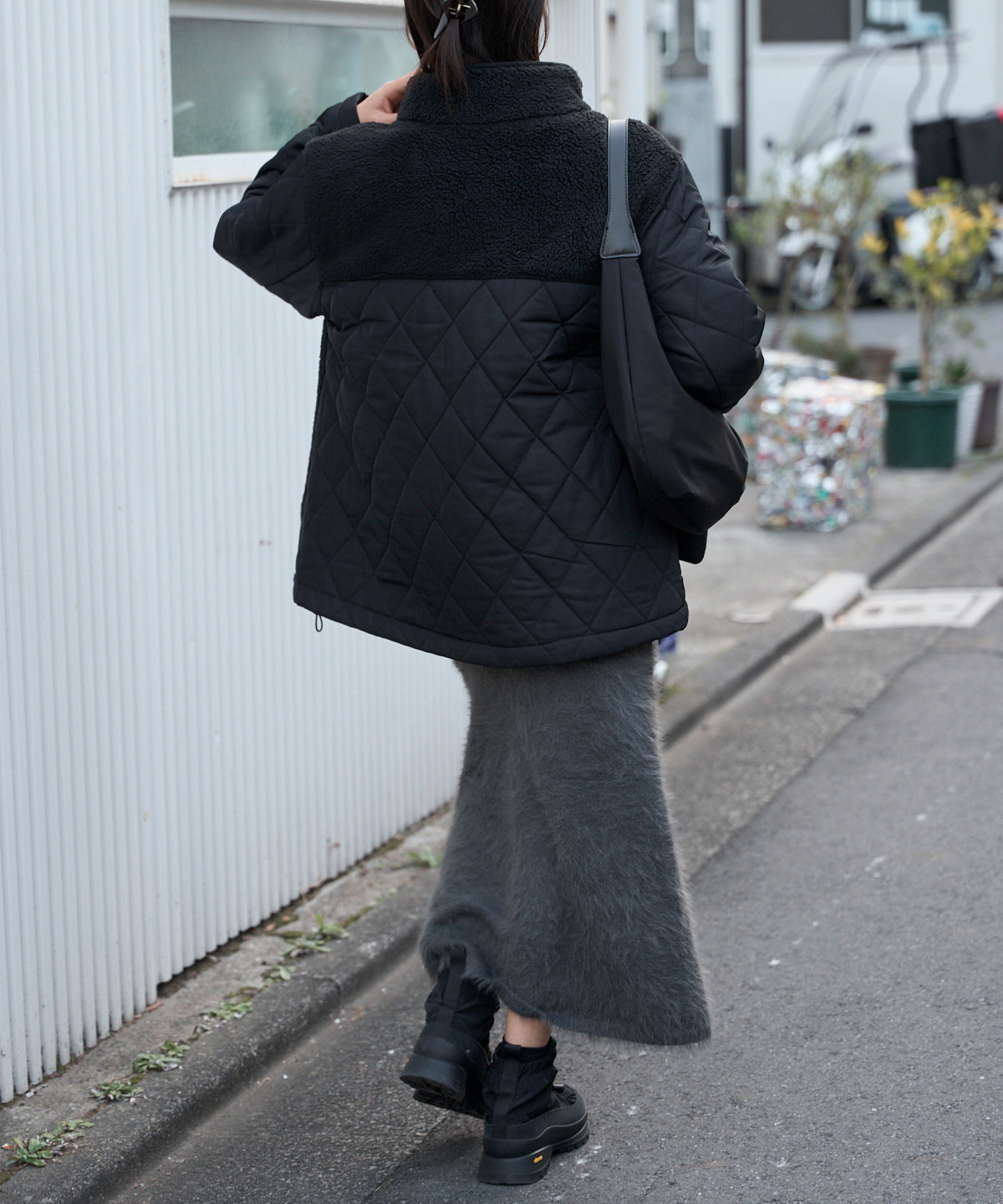 【セットアップ対応】シャギーニットスカート