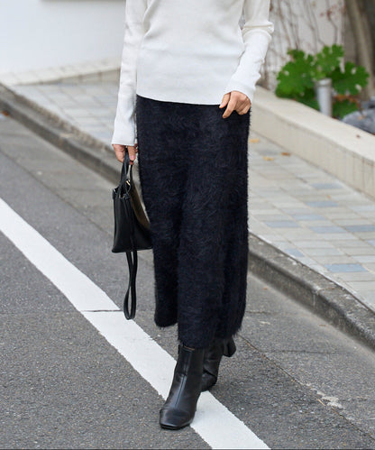 【セットアップ対応】シャギーニットスカート