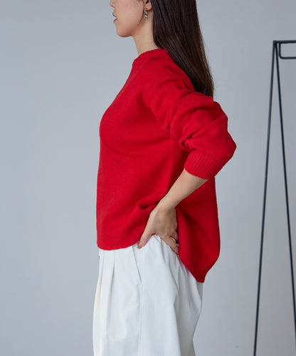 ウール混 オーバーサイズニット