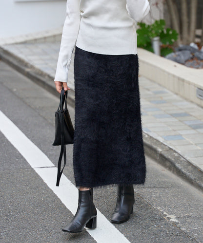 【セットアップ対応】シャギーニットスカート