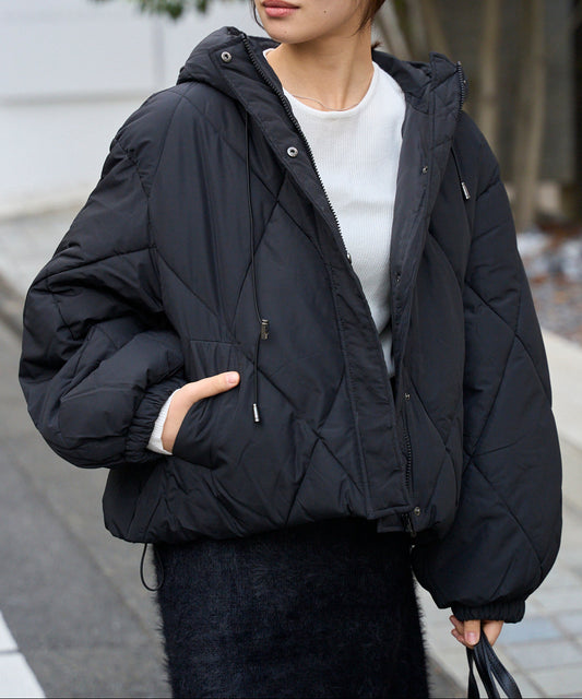 【一部再入荷待ち】ダイヤキルト中綿ジャケット