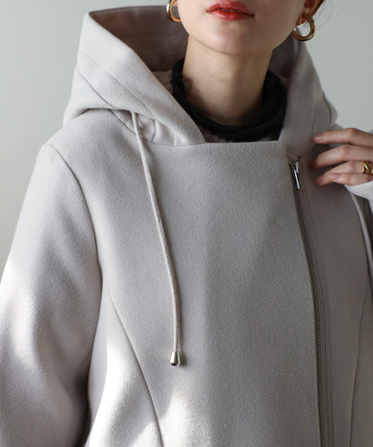 フード付ジップコート