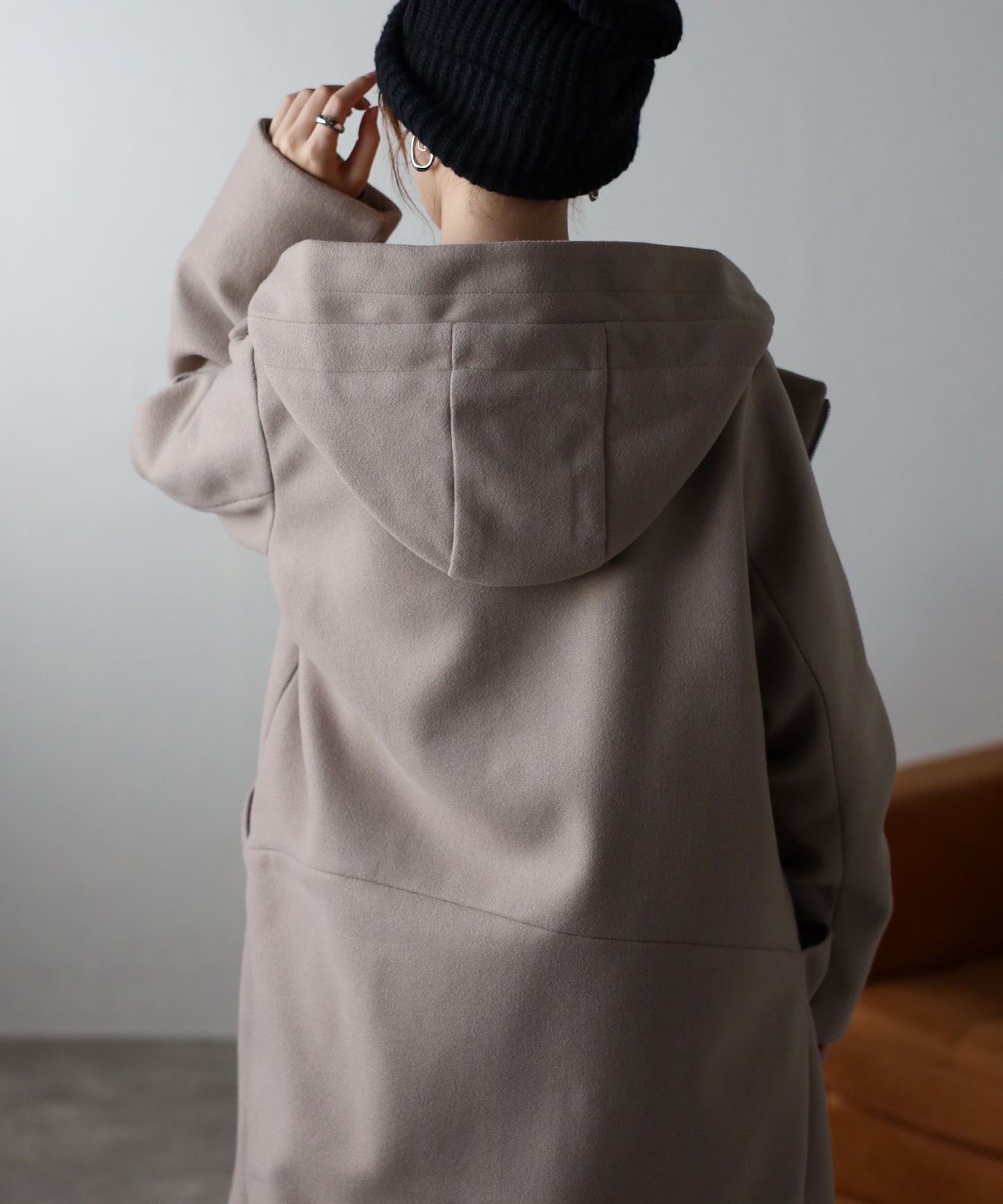 フード付ジップコート