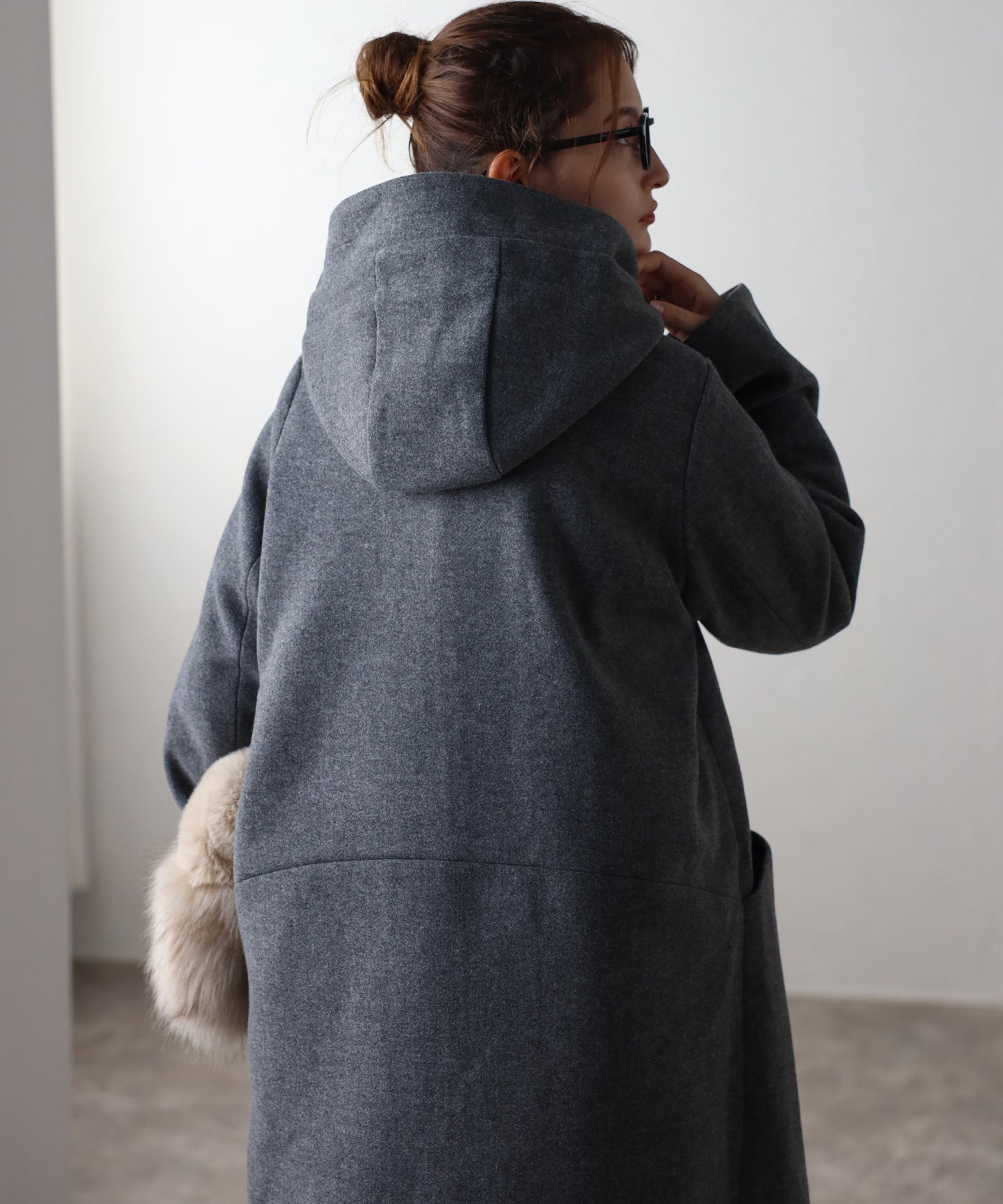 フード付ジップコート