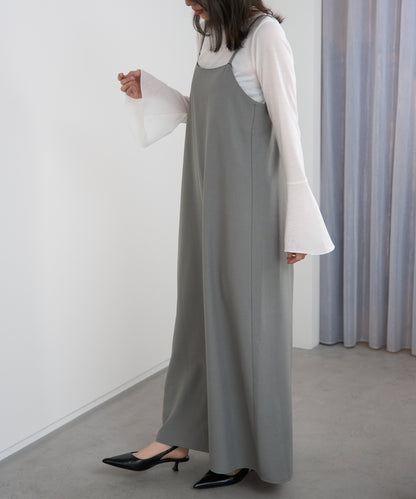 ベーシックキャミロングワンピース【後ろゴム／アジャスター付き】