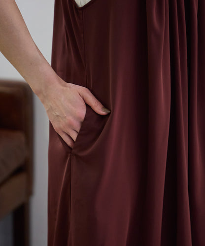 バックリボンキャミワンピース