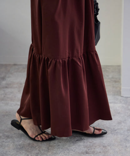 バックリボンキャミワンピース