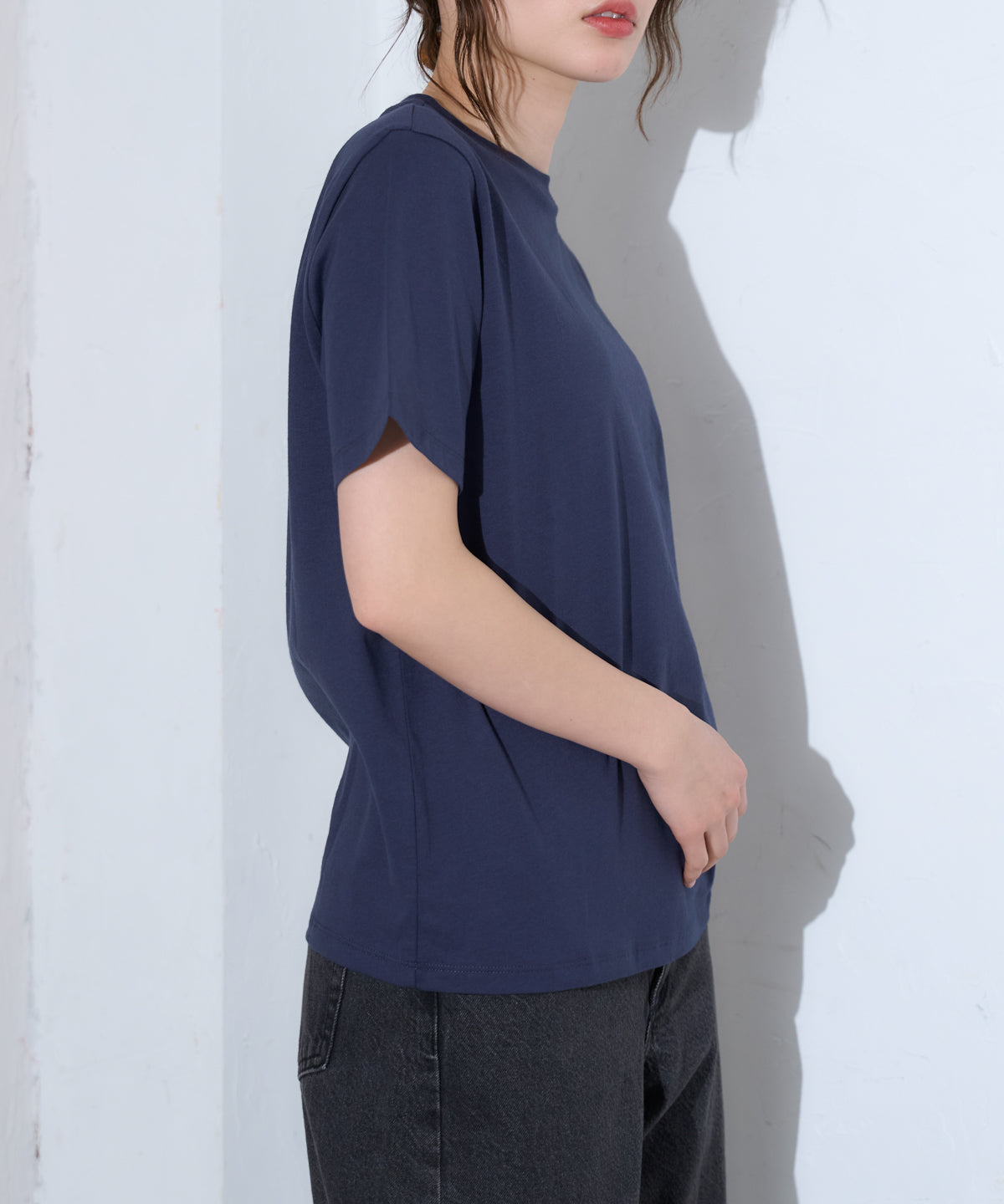 毎日着たくなる心地よさ サイロ無地Tシャツ