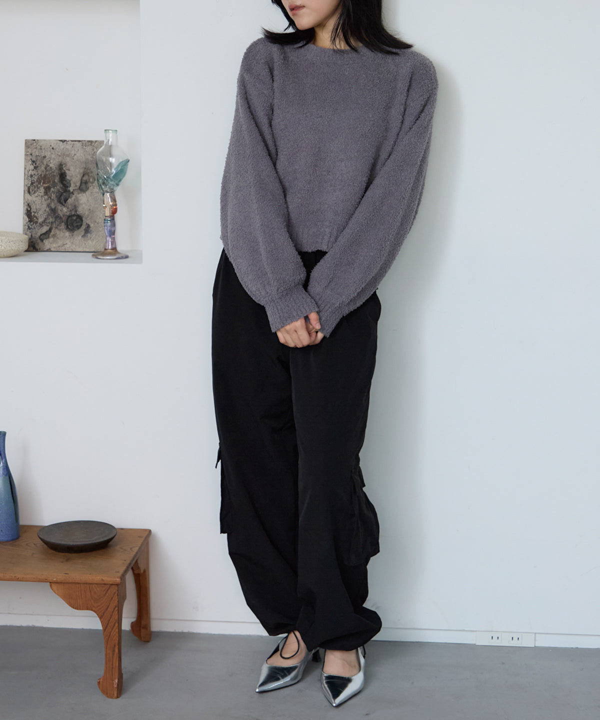 もちもち モールニット