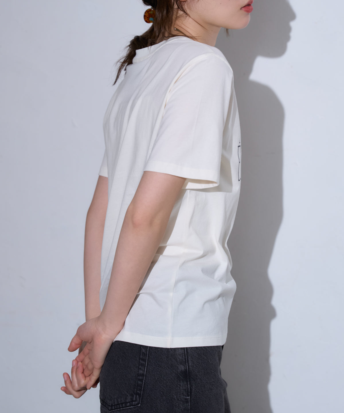 'THOUGHTS' ロゴ 半袖サイロTシャツ/コットンTシャツ