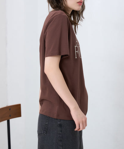 'THOUGHTS' ロゴ 半袖サイロTシャツ/コットンTシャツ