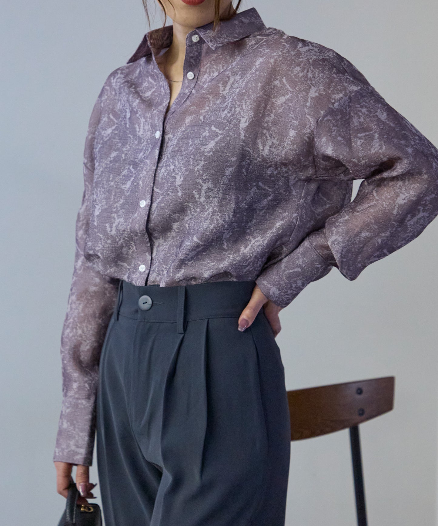 タイダイ風シャツ