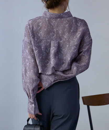 タイダイ風シャツ